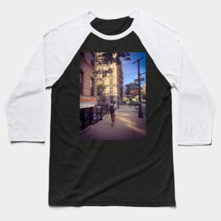 Harlem Street Manhattan New York City Baseball T-Shirt